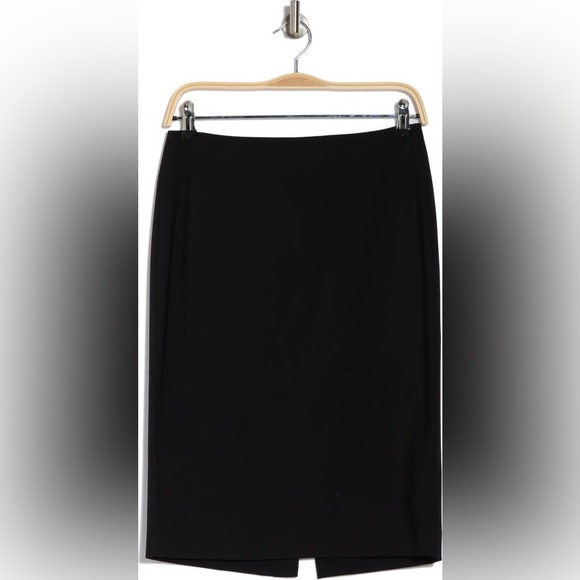 Theory Slim Pencil Skirt in Stretch Wool Black sz 4 - Picture 3 of 8